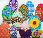JP Needlepoint - Cloisonné Eggs